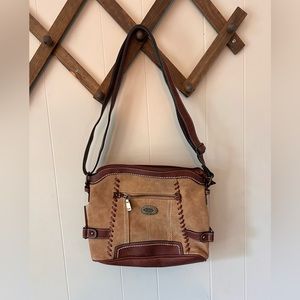 Adorable messenger bag! Faux leather.